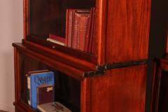 Pair Of Globe Wernicke Bookcases In Mahogany 19th Century - 3465663