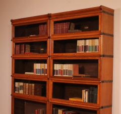 Pair Of Globe Wernicke Bookcases In Oak 19th Century - 3585383