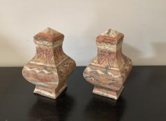 Pair Of Han Dynasty Painted Jars - 3073134