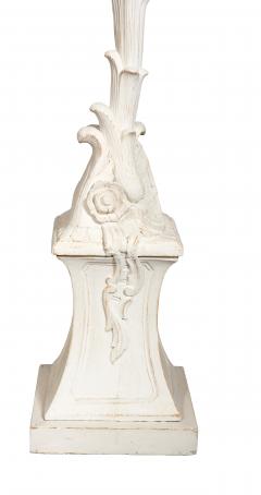 Pair Of Hollywood Regency Painted Palm Tree Pedestals - 4465344