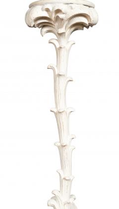 Pair Of Hollywood Regency Painted Palm Tree Pedestals - 4465345