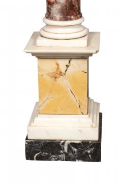 Pair Of Italian Grand Tour Marble And Porphyry Columns - 4458766