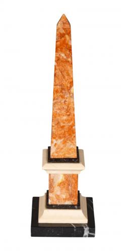Pair Of Italian Grand Tour Marble Obelisks - 4131083