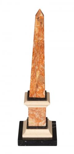 Pair Of Italian Grand Tour Marble Obelisks - 4131084