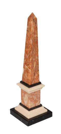 Pair Of Italian Grand Tour Marble Obelisks - 4131086