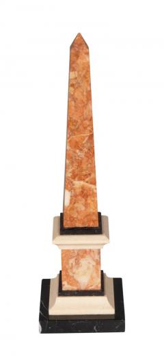 Pair Of Italian Grand Tour Marble Obelisks - 4131088