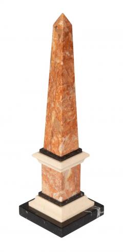 Pair Of Italian Grand Tour Marble Obelisks - 4131101