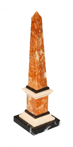 Pair Of Italian Grand Tour Marble Obelisks - 4131162