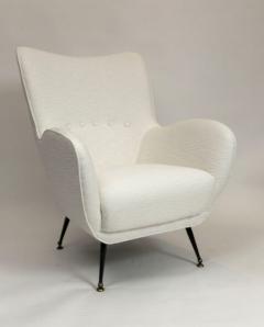 Pair Of Italian Mid Century Curving Lounge Chairs - 3282387