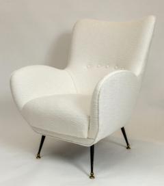Pair Of Italian Mid Century Curving Lounge Chairs - 3282388
