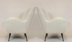 Pair Of Italian Mid Century Curving Lounge Chairs - 3282390