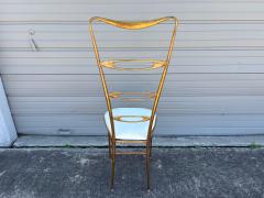 Pair Of Italian Modern Brass Chiavari Chairs - 4676666
