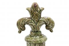 Pair Of Italian Neoclassic Style Terra Cotta Ornaments - 3207193