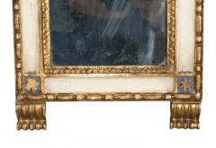 Pair Of Italian Neoclassical Painted And Giltwood Mirrors - 4152707
