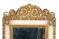 Pair Of Italian Neoclassical Painted And Giltwood Mirrors - 4152711