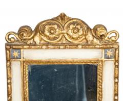 Pair Of Italian Neoclassical Painted And Giltwood Mirrors - 4152717