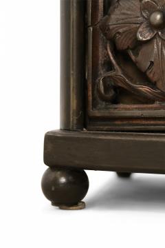Pair Of Italian Renaissance Style Metal Filigree Pentagonal Umbrella Stands - 3207336