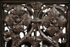 Pair Of Italian Renaissance Style Metal Filigree Pentagonal Umbrella Stands - 3207340