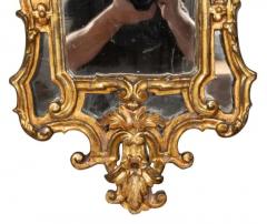 Pair Of Italian Rococo Giltwood Mirrors - 4143521
