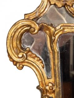 Pair Of Italian Rococo Giltwood Mirrors - 4143543