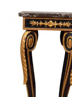 Pair Of Italian Rococo Painted And Gilded Tables - 4141721