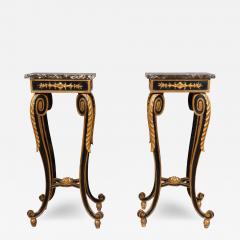 Pair Of Italian Rococo Painted And Gilded Tables - 4153751