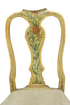 Pair Of Italian Rococo Painted Side Chairs - 4144736