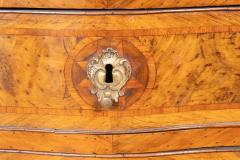 Pair Of Italian Rococo Walnut Commodinis - 4359184
