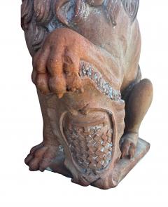 Pair Of Italian Terracotta Lions - 4789102