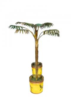 Pair Of Italian Toleware Palm Trees - 4144293