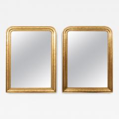 Pair Of Louis Philippe Giltwood Mirrors - 4250115