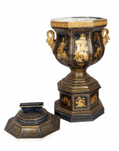 Pair Of Louis Philippe Tole Potpourri In The Chinese Export Style - 4465377