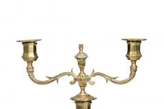 Pair Of Louis XV Brass Candlesticks - 3768259