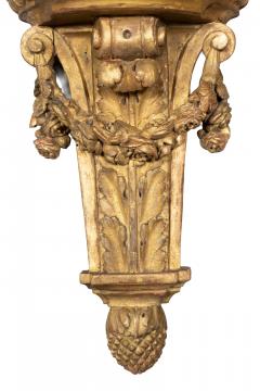 Pair Of Louis XVI Giltwood Wall Brackets - 4611737