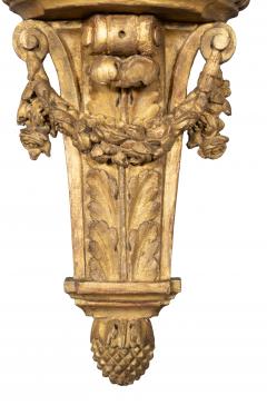 Pair Of Louis XVI Giltwood Wall Brackets - 4611738