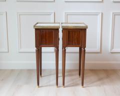 Pair Of Louis XVI Style Bedside Tables - 4458507