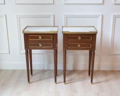 Pair Of Louis XVI Style Bedside Tables - 4458536