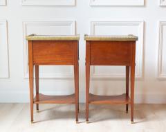 Pair Of Louis XVI Style Bedside Tables By Mailfert - 4458476