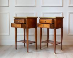 Pair Of Louis XVI Style Bedside Tables By Mailfert - 4458531