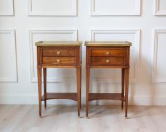 Pair Of Louis XVI Style Bedside Tables By Mailfert - 4458535