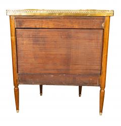 Pair Of Louis XVI Style Mahogany Petit Commodes - 4243397