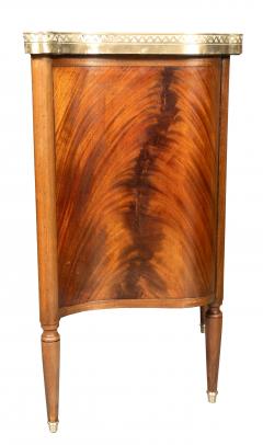 Pair Of Louis XVI Style Mahogany Petit Commodes - 4243458