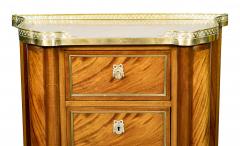 Pair Of Louis XVI Style Mahogany Petit Commodes - 4243498