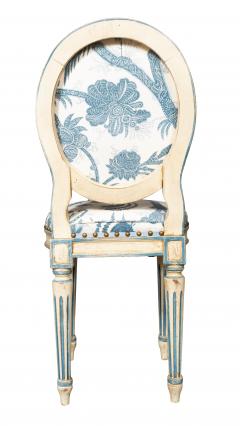Pair Of Louis XVI Style Painted Side Chairs - 4663158