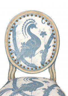 Pair Of Louis XVI Style Painted Side Chairs - 4663211