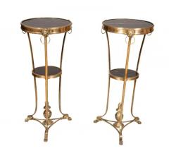 Pair Of Maitland Smith Brass Tables - 4138864