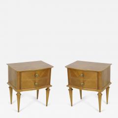 Pair Of Mid Century 2 Drawer Commodes - 3179385