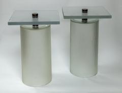 Pair Of Murano Glass Side Tables - 3196944
