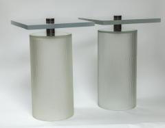 Pair Of Murano Glass Side Tables - 3196969