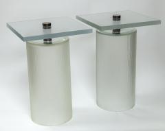 Pair Of Murano Glass Side Tables - 3196988